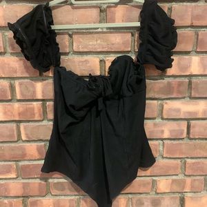 Black bodysuit (plus size)